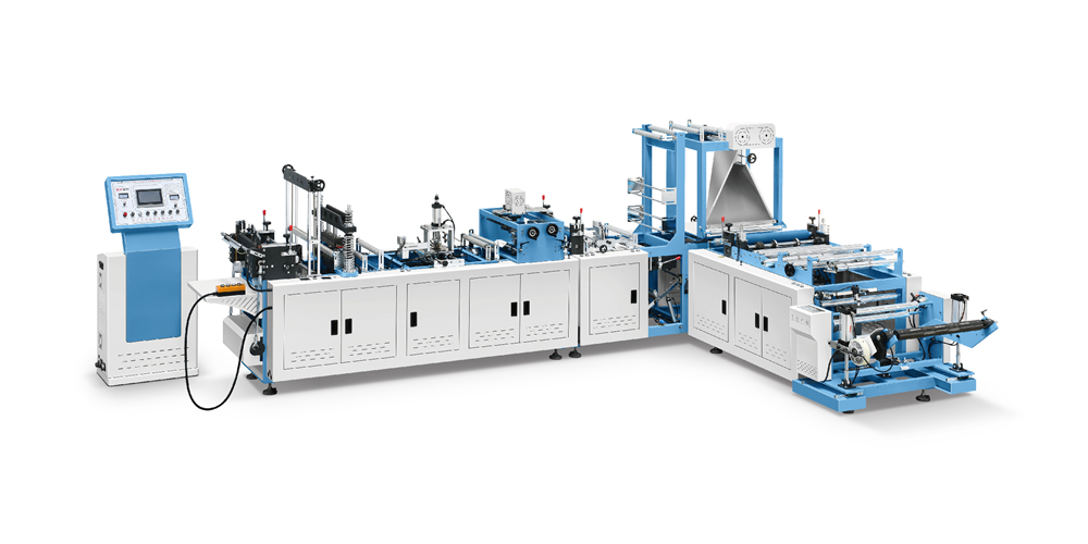 Machine automatique de fabrication de sacs non tissés à cordon de serrage