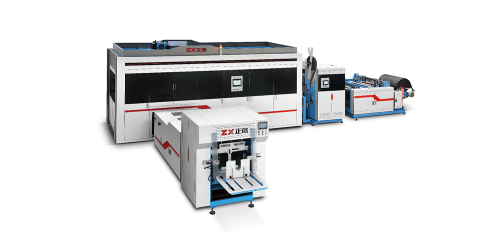 Máquina para fabricar bolsas de caja no tejida (fuelle lateral de 300 mm)