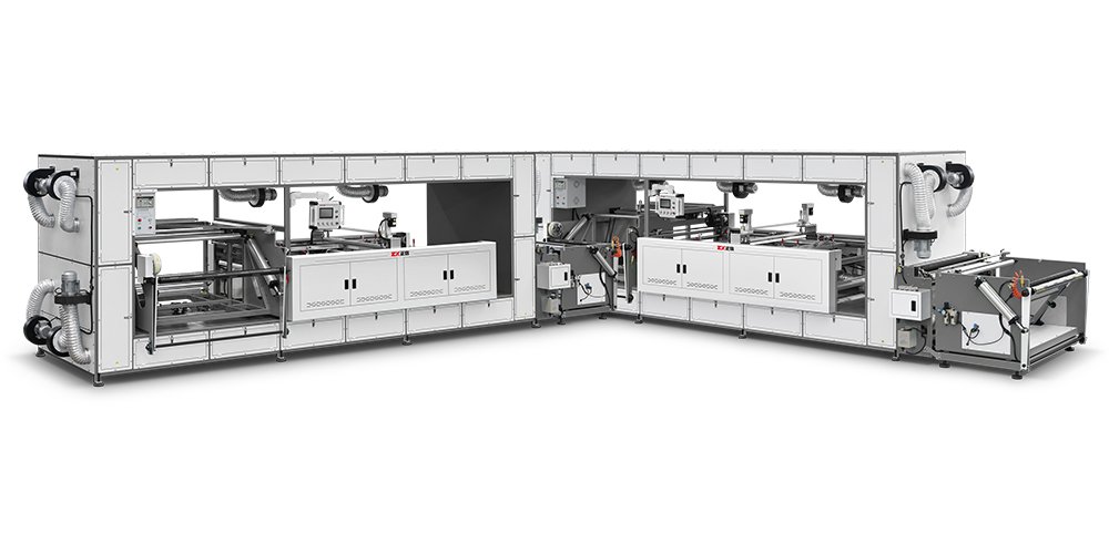 Non woven Two Tone Screen Printing Machine