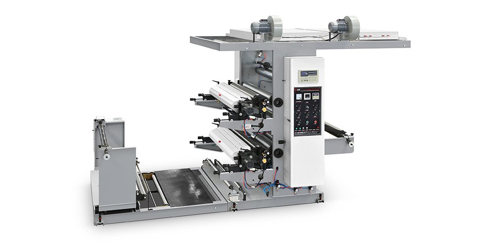 Two Color Non woven Letterpress Printing Machine