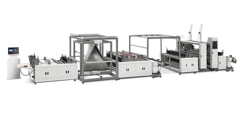 Non Woven Storage Box Making Machine With Online Handle Attaching (Custom-made)