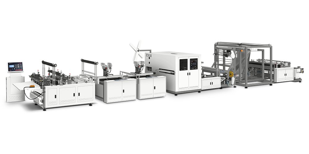 Non Woven Bag Making Machine With Online Button Attaching (Custom-made)